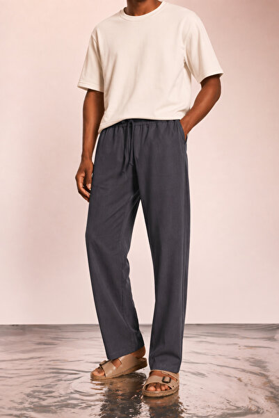 COOL TARZ Modal Fabric Men's Elastic Waist Relaxed Fit Trousers – Casual, Sty...