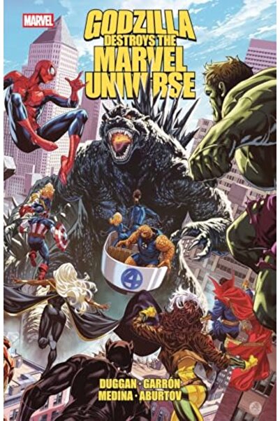 Marvel Comics Godzilla Destroys the Marvel Universe