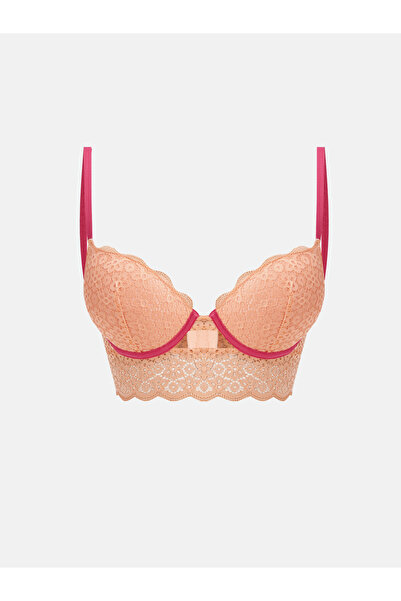LC Waikiki Sutien tip tricou cu armătură, semi-buretat, cu dantelă
