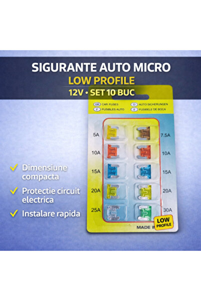 PARADOX SINCE 1992 Σετ μικροσφαιρικών ασφαλειών αυτοκινήτου χαμηλού προφίλ 10...