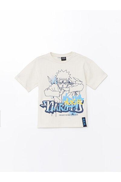 LC Waikiki Tricou pentru băieți cu imprimeu Naruto, croială lejeră