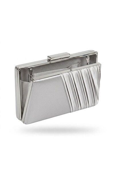 Alphus Γυναικεία τσάντα Varol Saten με πιέτες