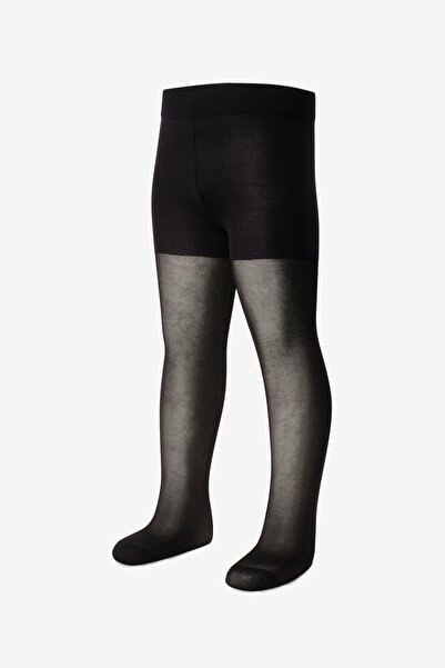 Le Mabelle Μαύρο γυαλιστερό μοντέλο κοριτσίστικο καλσόν