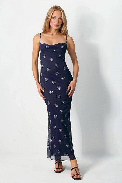 Hiccup Φόρεμα Bodycon Maxi με μοτίβο