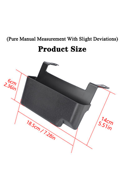 choice2 Armrest Gear Shift Storage Box Tray Armrest Hanging Organizer for Jee...