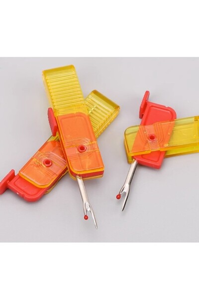 OEM Dispozitiv pentru desprinderea etichetelor, Tăietor de etichete, 1,7 x 7 cm, Pliabil, Plastic, Roșu/Galben