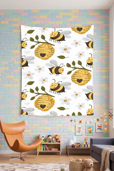 THEMODERNHANE Ύφασμα με μοντέρνο σχέδιο για τοίχο Αισθητική διακόσμηση κρεβατ...