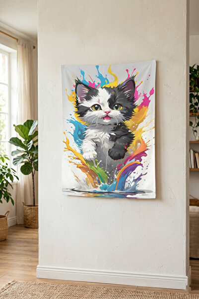 THEMODERNHANE Ύφασμα με μοντέρνο σχέδιο για τοίχο Αισθητική διακόσμηση κρεβατ...