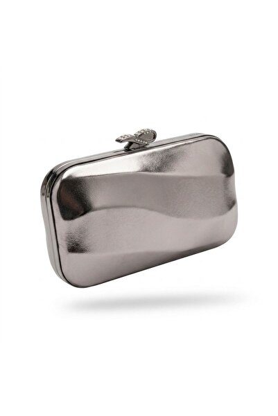 Alphus Κομψή γυναικεία βραδινή τσάντα φορέματος Varol Metallic