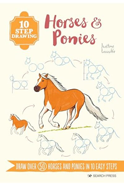 Search Press 10 Step Drawing: Horses & Ponies