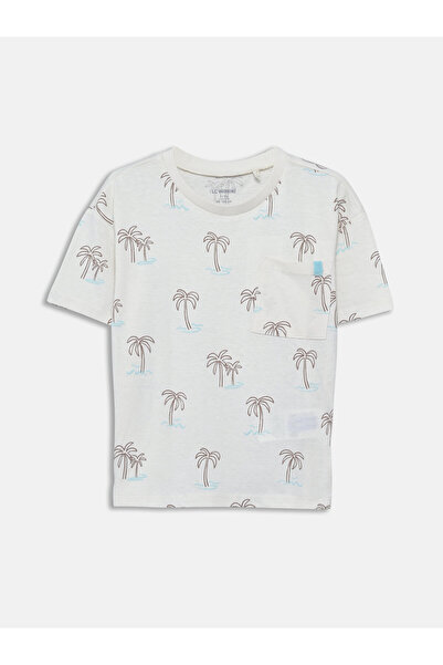 LC Waikiki Tricou de băieți cu guler rotund și imprimeu