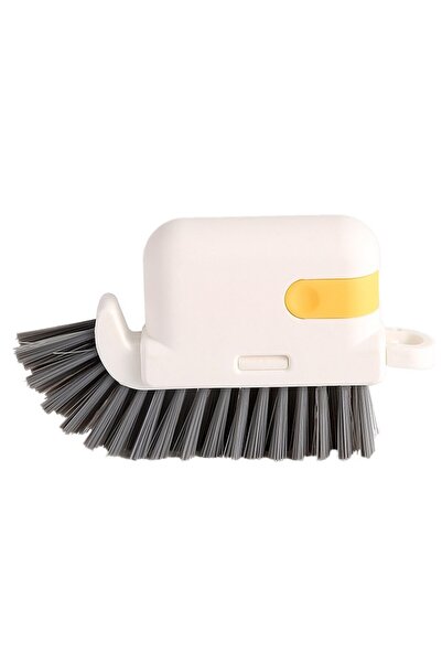 OEM Perie de curățare multifuncțională 3-în-1, 9x15x2.5 cm, Galbenă