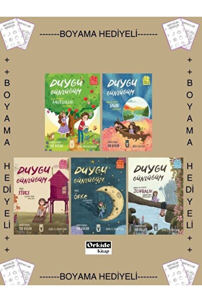 Timaş Yayınları Boyamalı- Duygu Günlüğüm MİRA VE YERTA MUTLULUK TATİLİ'NDE , ...