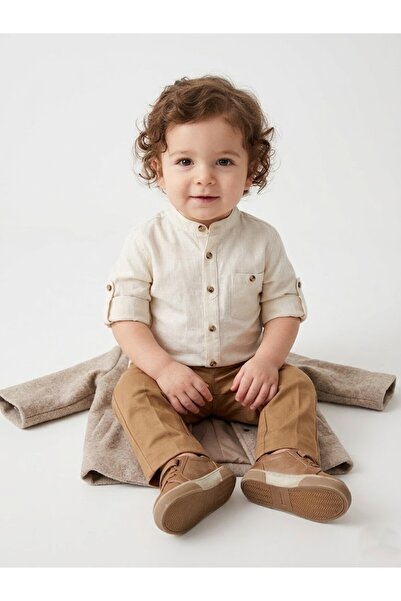 kids republic by meemseen independent Little Classic Linen Button-Up Shirt