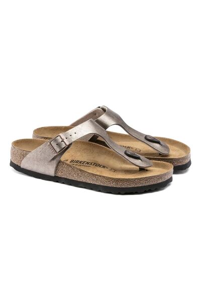 Birkenstock GIZEH BF GRACEFUL ΜΕΤΑΛΛΙΚΕΣ ΚΑΦΕ ΣΑΓΙΟΝΑΡΕΣ ΓΥΝΑΙΚΕΙΕΣ ΠΑΝΤΟΦΛΕΣ...