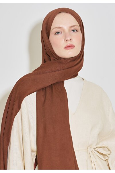 Freshscarfs Σάλι από μαλακή βισκόζη με υφή φλοιού δέντρου