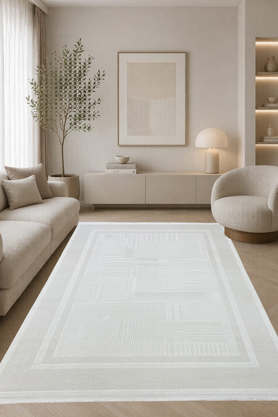 ünalcarpet %100 Akrilik(Yün) Halı 4m2 ve 6m2 Ebatlarında Modern Yumuşak Dokul...