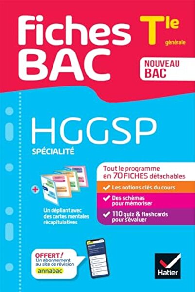 Hatier FICHES BAC - HGGSP TLE (SPECIALITE) - BAC 2025 - TOUT LE PROGRAMME EN ...