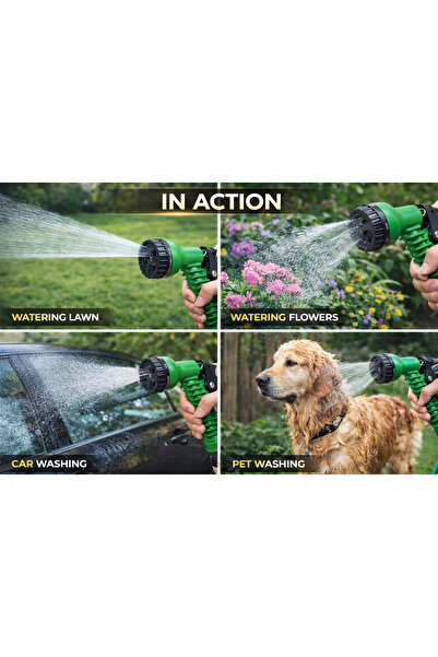OEM Πιστόλι ποτίσματος για λάστιχο κήπου, 7 λειτουργίες ψεκασμού, ρυθμιζόμενο...