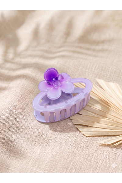 PABALAS Γυναικεία κλιπ μαλλιών με λουλούδια – Μεγάλη κλιπ αγκράφα με κλιπ, πο...