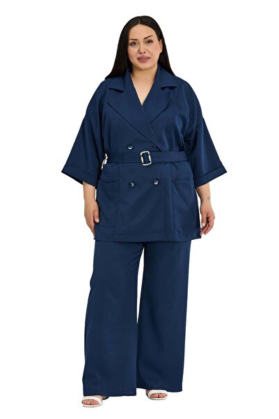 DISENTIS MODEST Σετ δύο τεμαχίων με μπουφάν μεγάλου μεγέθους με τρία τέταρτα ...