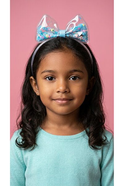 Katia&Bony Μπλε Παιδικό Στέμμα με Λεπτομέρεια Φιόγκου