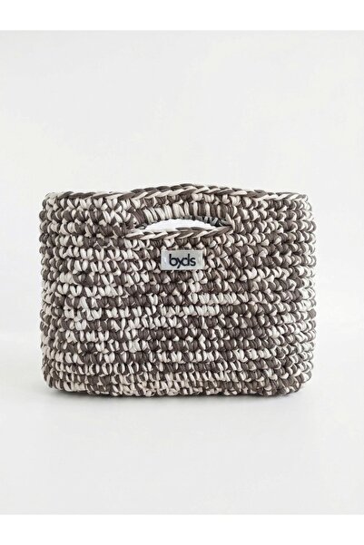 Beril Yamaç Design Studio Γυναικεία τσάντα χειροποίητης πλέξης Premium – Καφέ...