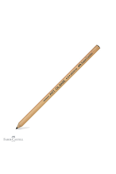 Faber Castell Creion pastel uleios Faber-Castell Pitt, negru mediu, pentru co...
