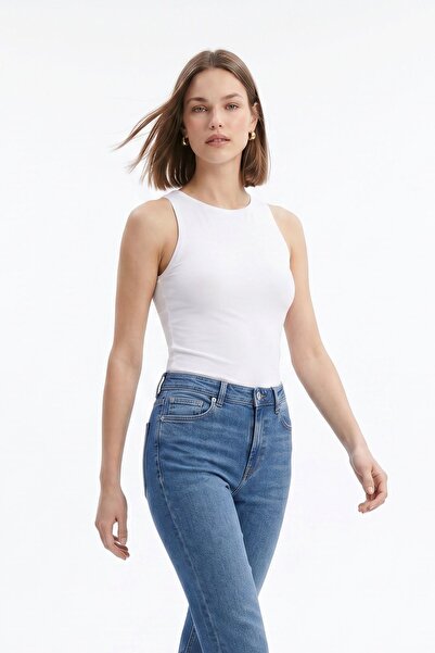 Rays Λευκό Αθλητικό Τοπ με Λαιμόκοψη Halter 512