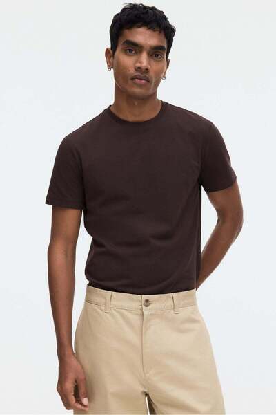 H&M Round-neck T-shirt Slim fit