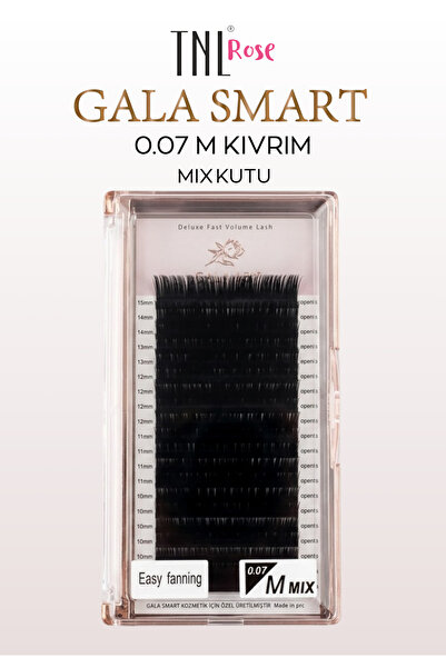 gala smart 0.07 M Kıvrım Mix Kutu İpek Kirpik