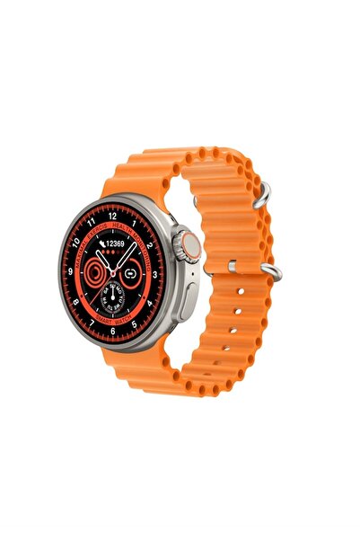 Tcherchi IPG K9 Ultra Pro Akıllı Saat Bluetooth Arama - Kablosuz Şarj - NFC A...