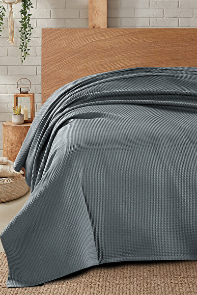 Mürdüm Home Υφαντό κάλυμμα πικέ διπλού μεγέθους από ύφασμα βάφλας |   Κάλυμμα...