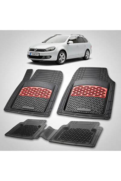 TEAMCAR Πατάκια δαπέδου συμβατά με Volkswagen Golf Mk6 Variant Break 2008-201...