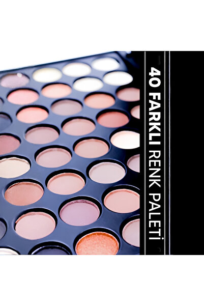 İBOVİA 40 Pieces Pearlescent- Matte Eyeshadow Palette