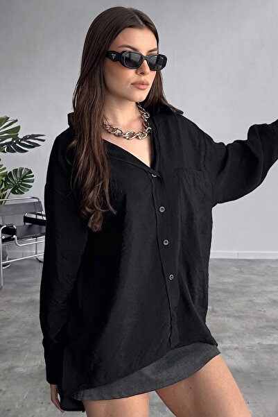 Jaglion New Season Oversize Buttoned Shirt