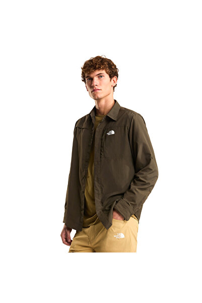 THE NORTH FACE Ανδρικό πράσινο πουκάμισο εξωτερικού χώρου Sequoia NF0A8FU521L1