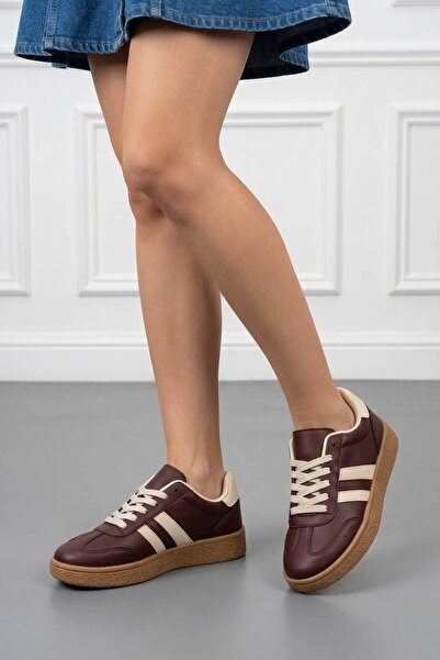 NAVİSHOES Women's Retro Sneaker Striped Casual Sports Shoes 122Nav