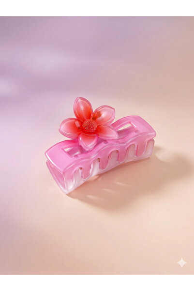 PABALAS Γυναικεία κλιπ μαλλιών με λουλούδια – Μεγάλη κλιπ αγκράφα με κλιπ, πο...