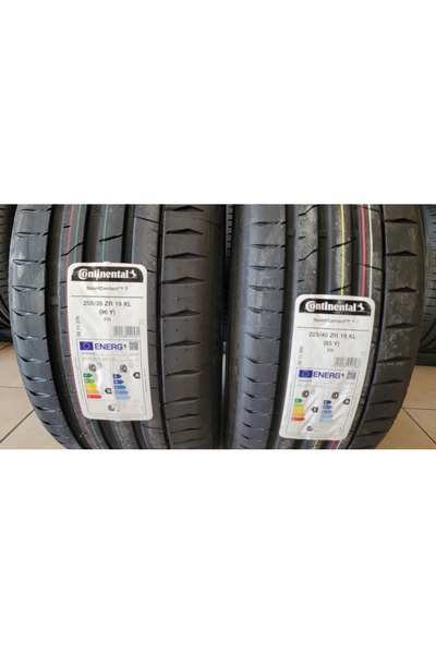 Continental 255/35R19 - 225/40R19 Sport Contact7 Set Olarak (4ADET) (RUN FLAT...