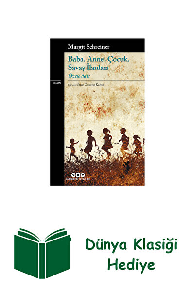 Yapı Kredi Yayınları أبي. أَنْثِيَة. طفل. إعلانات الحرب + الكلاسيك العالمي