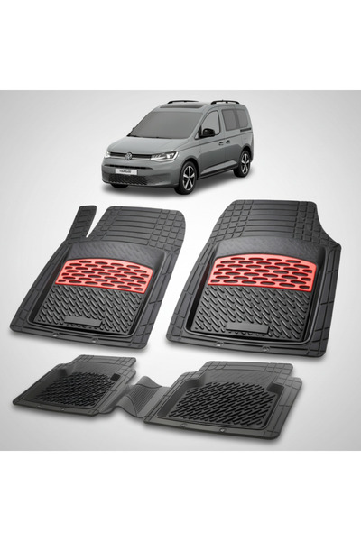 TEAMCAR Volkswagen Caddy 5 SB Van Combi Συμβατά Πατάκια Δαπέδου 2020-2025 |  ...