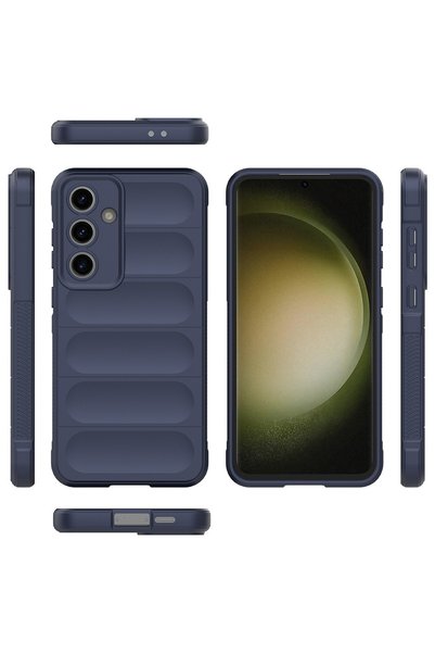 Vendas Galaxy A36 Case Flexible Tpu Hollowed Out Back Surface Zore Ethnic Silicone Cover +Ghost Screen Protector