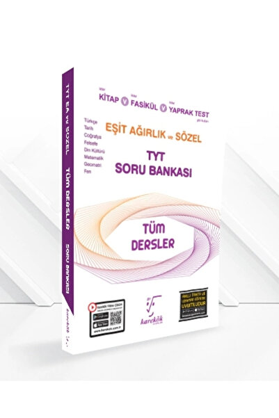 Karekök Yayınları TYT TÜM DERSLER EŞİT AĞIRLIK VE SÖZEL SORU BANKASI