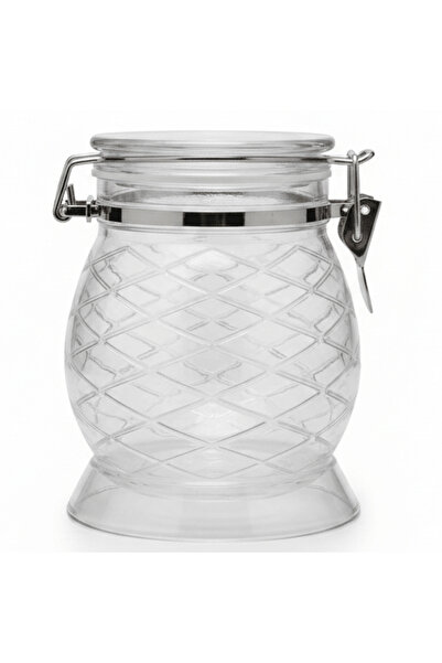 AKDC Diamond Pattern Acrylic Storage Container for Dry Food Storage12 × 10 cm