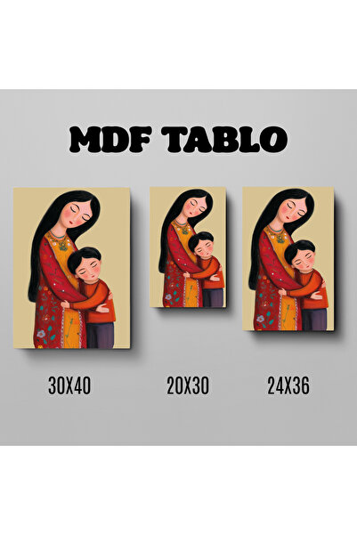 ZERYA Yadê Dadê Poster retro decorativ de perete, din lemn MDF, conceput pent...