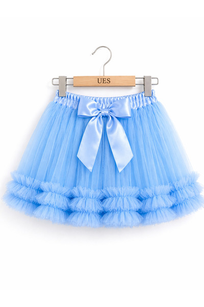 ues Κοριτσίστικη φούστα τούτου σε ανοιχτό μπλε χρώμα με στρώσεις από τούλι κα...