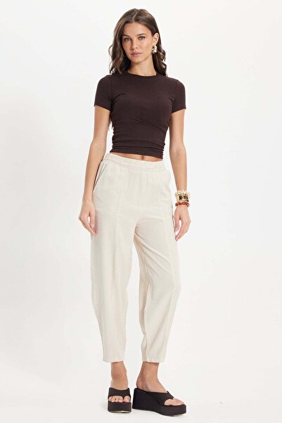 Tudors Γυναικείο παντελόνι Relax Fit με άνετη εφαρμογή, ελαστική μέση, μαλακή...