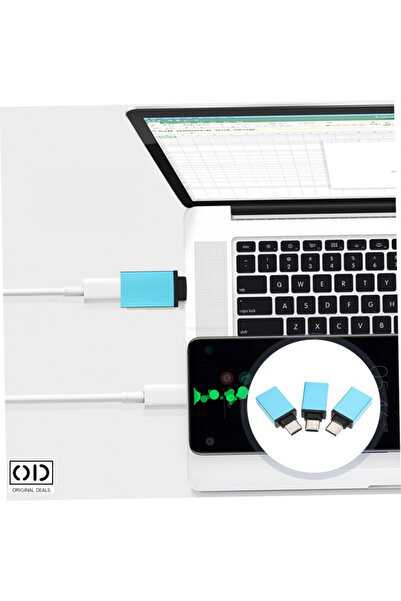 ORIGINAL DEALS Διανομέας USB με 3 θύρες και προσαρμογέα USB Type C και USB 3.0