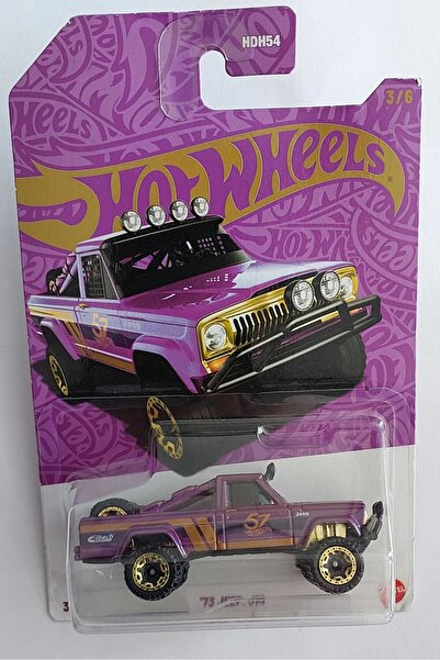 HOT WHEELS 57. Yıldönümü Pearl & Chrome serisi '73 Jeep J10 JDM22-ND710